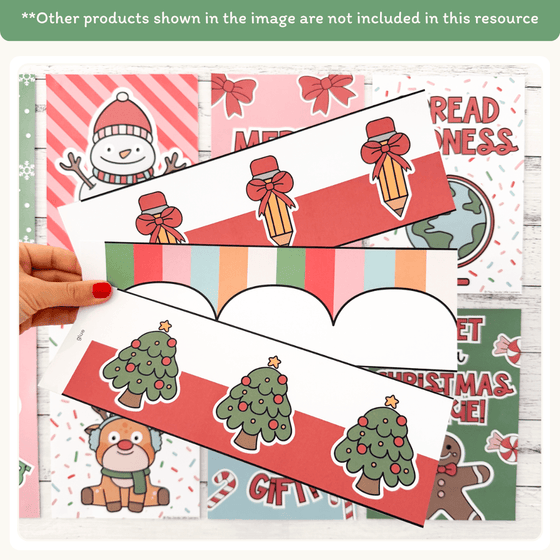 Christmas Bulletin Board Borders Classroom Decor - Miss Jacobs Little Learners