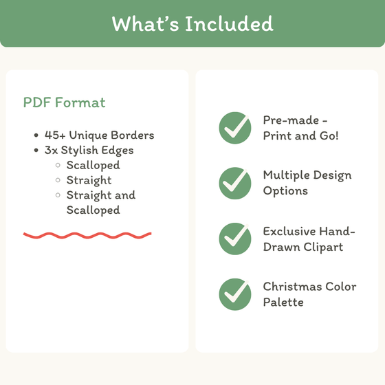 Christmas Bulletin Board Borders - Composition Notebook - Miss Jacobs Little Learners