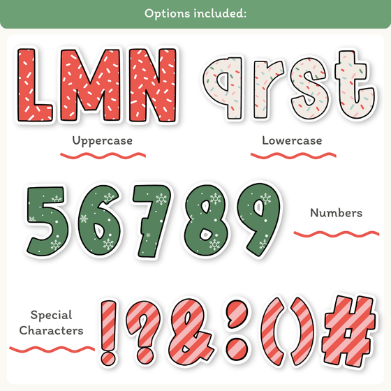 Christmas Bulletin Board Letters Classroom Decor - Miss Jacobs Little Learners