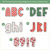 Christmas Bulletin Board Letters Classroom Decor - Miss Jacobs Little Learners