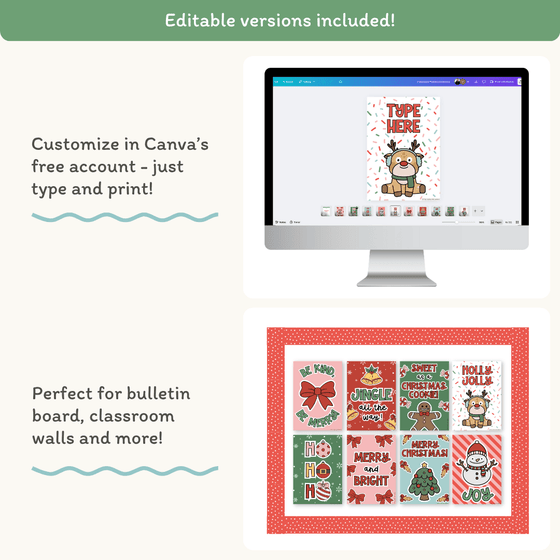 Christmas Classroom Posters - Miss Jacobs Little Learners