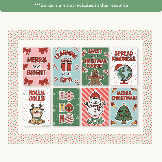Christmas Classroom Posters - Miss Jacobs Little Learners