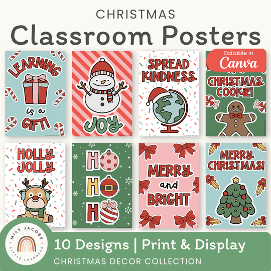 Christmas Classroom Posters