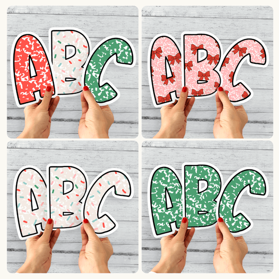 Christmas Composition Notebook Classroom Decor Bundle - Miss Jacobs Little Learners