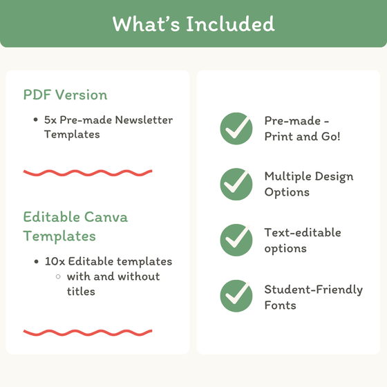 Christmas Newsletters Templates - Miss Jacobs Little Learners
