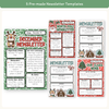 Christmas Newsletters Templates - Composition Notebook - Miss Jacobs Little Learners