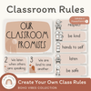 Class Rules Posters & Expectations for Classroom Management | Boho Vibes - Miss Jacobs Little Learners