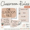 Class Rules Posters & Expectations for Classroom Management | Boho Vibes - Miss Jacobs Little Learners