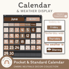 CLASSROOM CALENDAR & WEATHER DISPLAY | OMBRE NEUTRALS - Miss Jacobs Little Learners