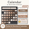 CLASSROOM CALENDAR & WEATHER DISPLAY | SPOTTY NEUTRALS - Miss Jacobs Little Learners