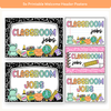 Classroom Job Chart - Cutesy Composition Notebook Decor - Miss Jacobs Little Learners