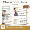 Classroom Job Chart - Daisy Gingham Neutrals Decor - Miss Jacobs Little Learners
