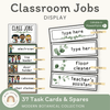 Classroom Job Chart - Modern Botanical Decor - Miss Jacobs Little Learners