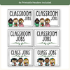 Classroom Job Chart - Modern Botanical Decor - Miss Jacobs Little Learners