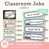 Classroom Job Chart - Pastel Composition Notebook Classroom Decor - Miss Jacobs Little Learners