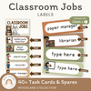 Classroom Job Chart - Woodland Theme Classroom Decor - Miss Jacobs Little Learners