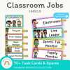 Classroom Jobs Display | Editable | Rainbow Classroom Decor - Miss Jacobs Little Learners