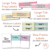 Classroom Labels | PASTELS | Editable - Miss Jacobs Little Learners