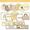 Classroom Labels Student Names & Supplies - Happy Hive Classroom Decor - Miss Jacobs Little Learners