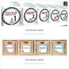Classroom Labels Student Names & Supplies - Pastel Composition Notebook Decor - Miss Jacobs Little Learners