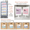 Classroom Labels Student Names & Supplies - Spotty Pastel Decor - Miss Jacobs Little Learners