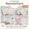 Classroom Newsletter Templates - Growing Bundle - Miss Jacobs Little Learners