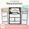 Classroom Newsletter Templates - Pastel Composition Notebook Decor - Miss Jacobs Little Learners