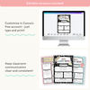 Classroom Newsletter Templates - Pastel Composition Notebook Decor - Miss Jacobs Little Learners