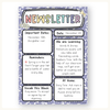 Classroom Newsletter Templates - Pastel Composition Notebook Decor - Miss Jacobs Little Learners