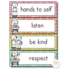 Classroom Rules and Expectations Posters - Cutesy Classroom - Miss Jacobs Little Learners