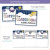 Classroom Rules and Expectations Posters - Dreamy Space Decor - Miss Jacobs Little Learners