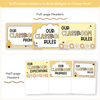 Classroom Rules and Expectations Posters - Happy Hive Classroom Decor - Miss Jacobs Little Learners