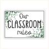 Classroom Rules and Expectations Posters - Modern Botanical Decor - Miss Jacobs Little Learners