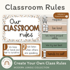 Classroom Rules and Expectations Posters - Modern Jungle - Miss Jacobs Little Learners