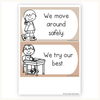 Classroom Rules and Expectations Posters - Modern Ocean Theme - Miss Jacobs Little Learners