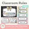 Classroom Rules and Expectations Posters - Pastel Composition Notebook Decor - Miss Jacobs Little Learners