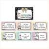 Classroom Rules and Expectations Posters - Pastel Composition Notebook Decor - Miss Jacobs Little Learners