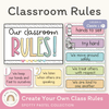 Classroom Rules and Expectations Posters - Spotty Pastel Decor - Miss Jacobs Little Learners