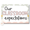 Classroom Rules Posters and Classroom Management Slips | Daisy Gingham Neutral Classroom Decor | Editable - Miss Jacobs Little Learners