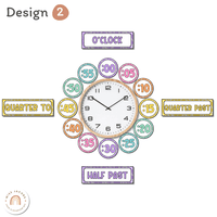 Clock Labels - Cutesy Composition Notebook Classroom Decor – Miss ...