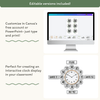 Clock Labels - Modern Botanical Classroom Decor - Miss Jacobs Little Learners