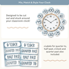 Clock Labels - Modern Ocean Classroom Decor - Miss Jacobs Little Learners