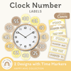 Clock Number Labels - Happy Hive Classroom Decor - Miss Jacobs Little Learners