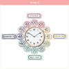 Clock Number Labels - Pastel Composition Notebook Classroom Decor - Miss Jacobs Little Learners