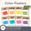 Color Posters - Boho Plants Classroom Decor - Miss Jacobs Little Learners