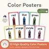 Color Posters - Cute Classroom Decor - Miss Jacobs Little Learners