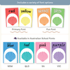 Color Posters - Modern Ocean Classroom Decor - Miss Jacobs Little Learners