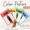 Color Posters - Spotty Pastel Classroom Decor - Miss Jacobs Little Learners