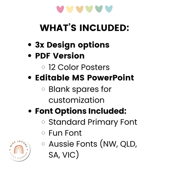 Color Posters | Spotty Pastels Classroom Decor | Editable - Miss Jacobs Little Learners