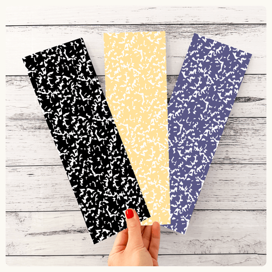 Composition Notebook New Year Bulletin Board Decor Kit, Goals Craft & Activities Bundle - Miss Jacobs Little Learners